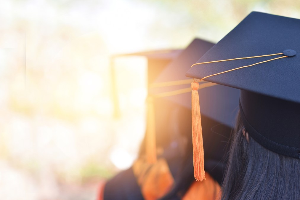 university graduates wearing caps