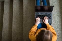 woman on laptop