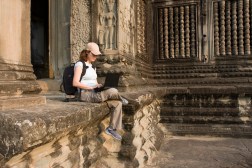 woman on laptop