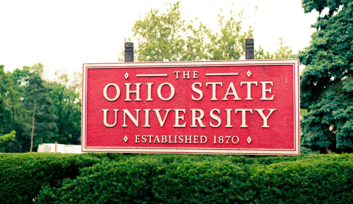 Ohio State University sign