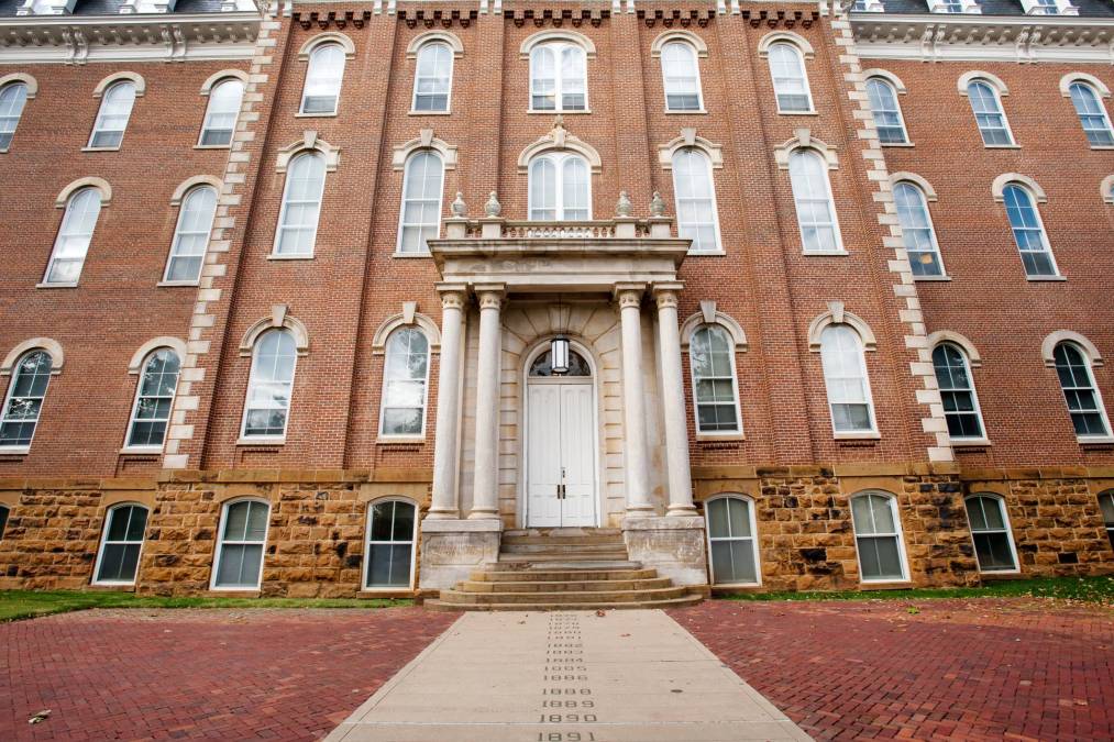 old building on University of Arkansas campus