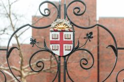 Brown's seal on a gate